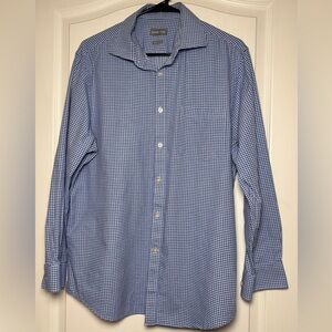 Michael Kors Blue Checkered Shirt